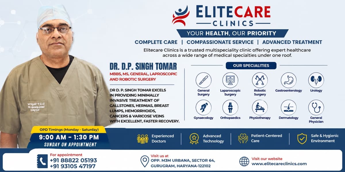 Elitecare Clinics sponsored advertisement